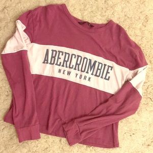 Abercrombie Long Sleeve Crop Top